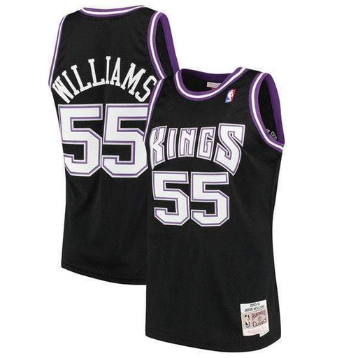 Adult Jason Williams Sacramento Kings Mitchell & Ness Men's Black Throwback Swingman Jersey - Men's