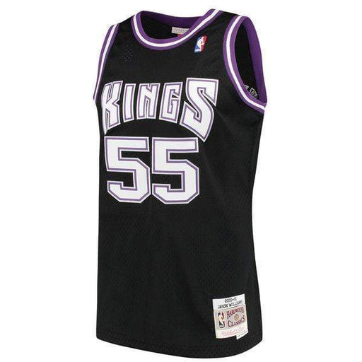 Adult Jason Williams Sacramento Kings Mitchell & Ness Men's Black Throwback Swingman Jersey - Men's