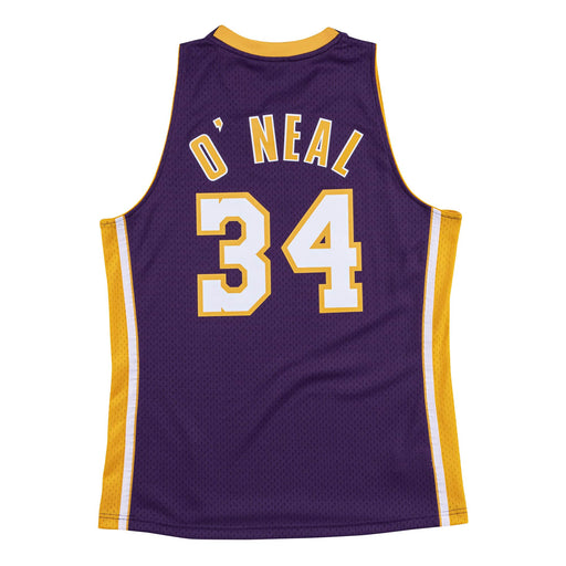 Mitchell & Ness Adult Jersey Shaquille O'Neal Los Angeles Lakers 1999 Mitchell & Ness Purple Throwback Swingman Jersey