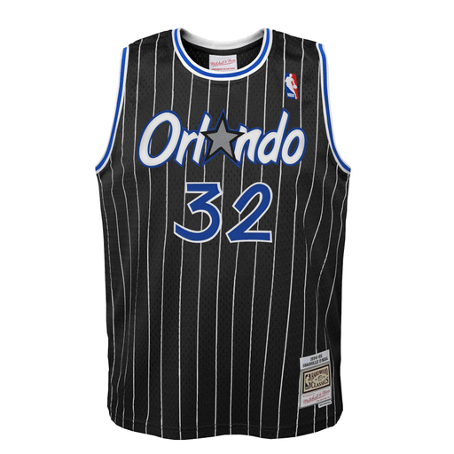 Mitchell & Ness Youth Jersey Youth Shaquille O'Neal Orlando Magic Mitchell & Ness Black NBA Throwback Jersey