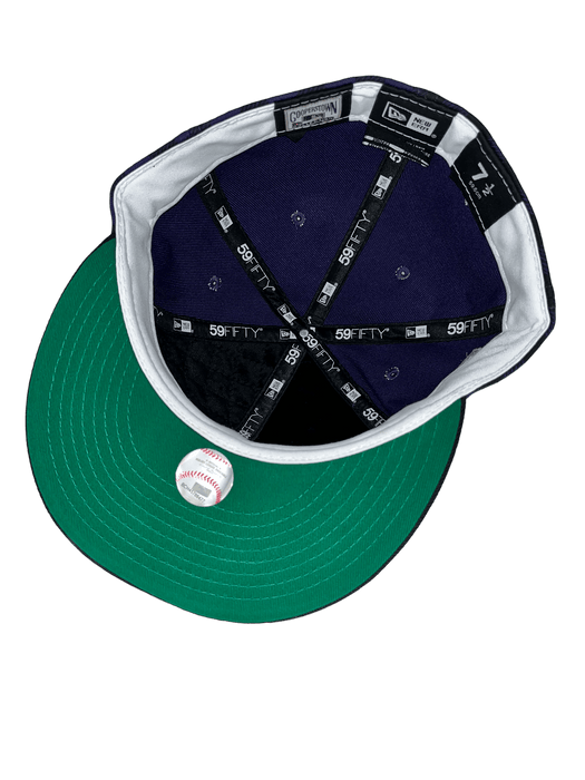 New Era Fitted Hat Arizona Diamondbacks New Era Plaid Top Custom Side Patch 59FIFTY Fitted Hat