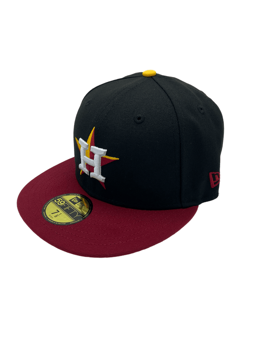New Era Fitted Hat Houston Astros New Era Black Custom Ridin Diry UGK Side Patch 59FIFTY Fitted Hat
