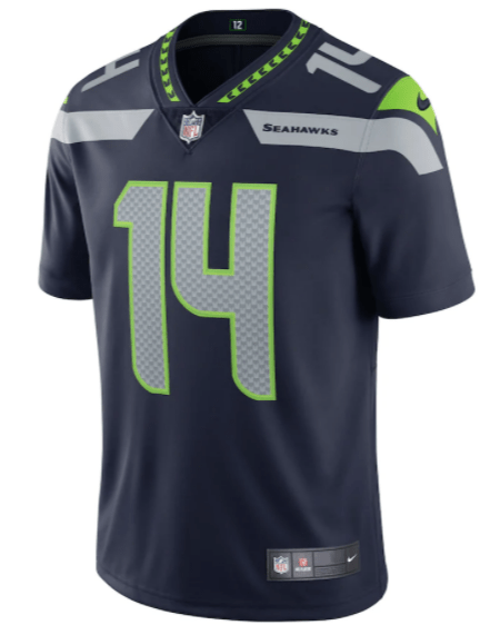 Nike Adult Jersey DK Metcalf Seattle Seahawks Nike Navy Vapor Limited Stitched Jersey