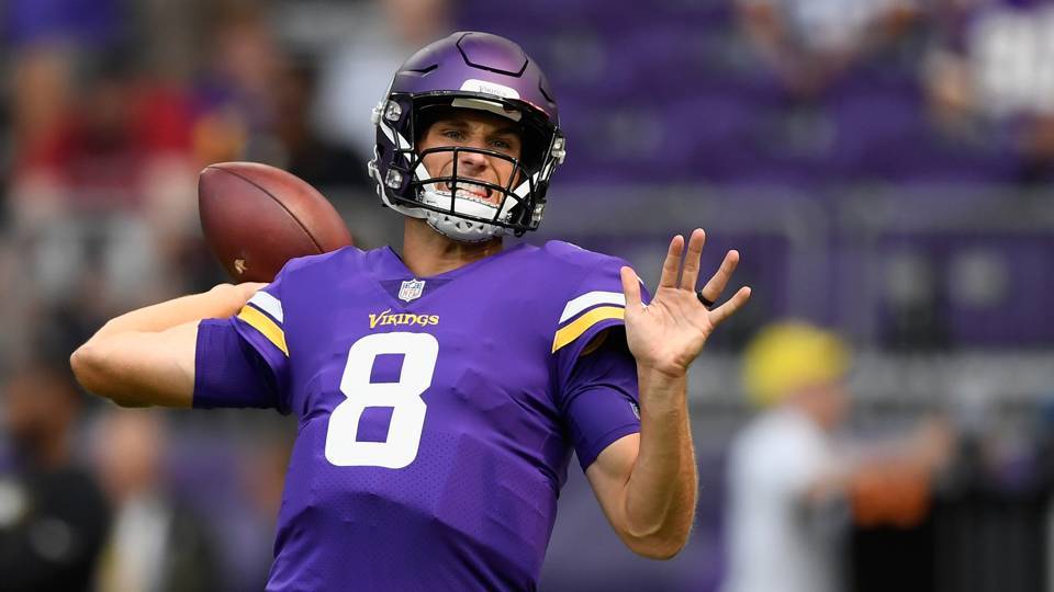 Minnesota Vikings Quarterback Kirk Cousins Lcenter Editorial Stock Photo -  Stock Image