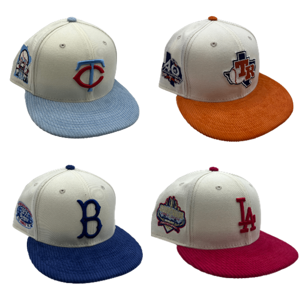 Corduroy Brim New Era Custom 59FIFTY Fitted Hats