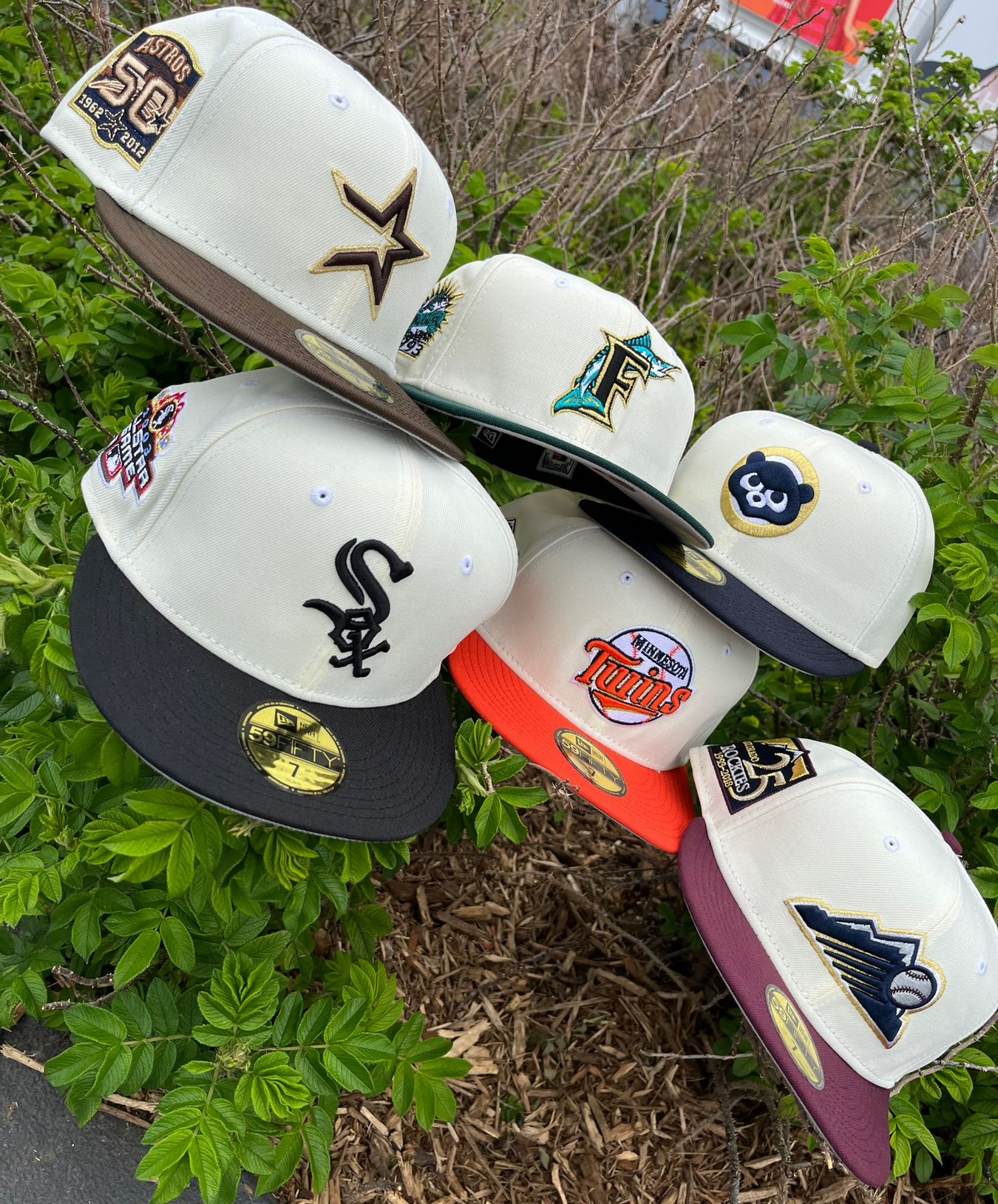Custom Chrome New Era Fitted Hats