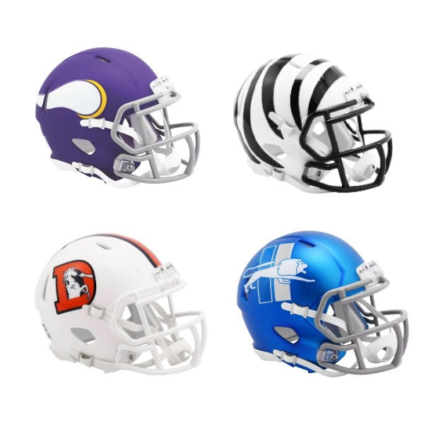 clearance mini football helmets Signed Helmet Gold Mystery Box field designs Mini Helmets Collection