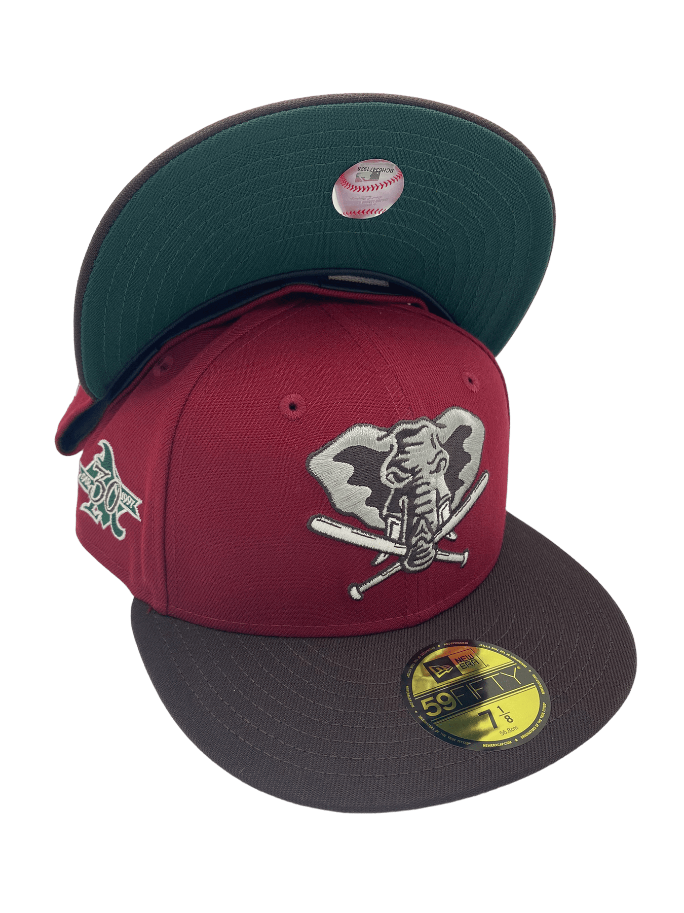 Oakland A's New Era Custom Shock Drop Fitted Hat