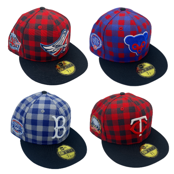 Plaid Top Exclusive New Era Fitted Hats
