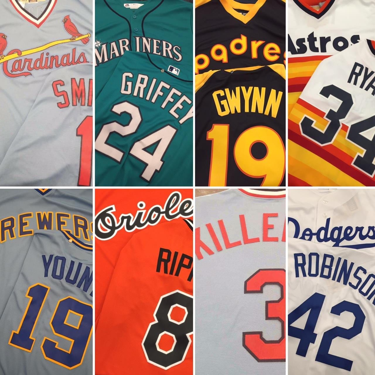 Vintage store mlb jerseys