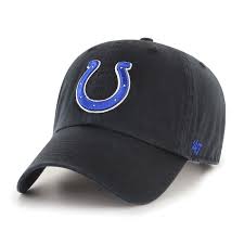 47 Brand Adjustable Hat Adjustable / black Adult Indianapolis Colts '47 Brand Black Clean Up Adjustable Hat