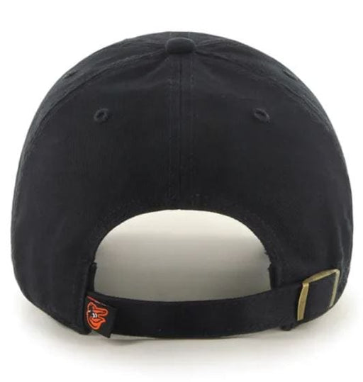 47 Brand Adjustable Hat Adjustable / Black Baltimore Orioles '47 Brand Black Clean Up Adjustable Hat