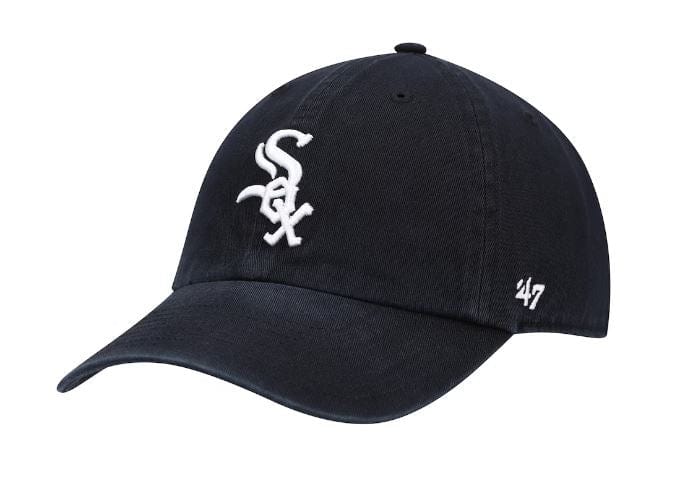 47 Brand Adjustable Hat Adjustable / Black Chicago White Sox '47 Brand Black Clean Up Adjustable Hat