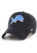 47 Brand Adjustable Hat Adjustable / Black Detroit Lions '47 Brand Black Clean Up Adjustable Hat
