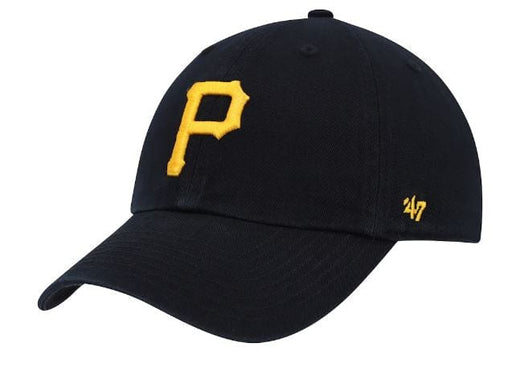 47 Brand Adjustable Hat Adjustable / Black Pittsburgh Pirates '47 Brand Black Clean Up Adjustable Hat