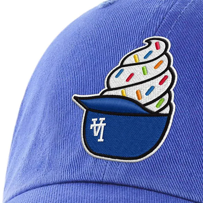 47 Brand Adjustable Hat Adjustable / Blue Adult Los Angeles Dodgers '47 Brand Royal Blue Ice Cream Helmet Clean Up Adjustable Hat - Men's