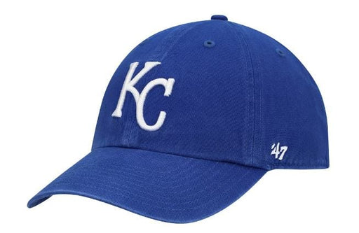 47 Brand Adjustable Hat Adjustable / Blue Kansas City Royals '47 Brand Blue Clean Up Adjustable Hat