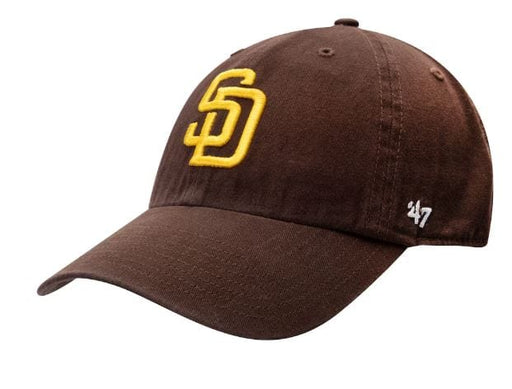 47 Brand Adjustable Hat Adjustable / Brown San Diego Padres '47 Brand Brown Clean Up Adjustable Hat