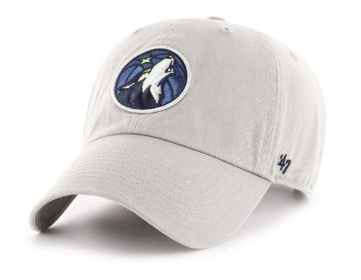 47 Brand Adjustable Hat Adjustable / Gray Minnesota Timberwolves '47 Brand Gray Clean Up Adjustable Hat
