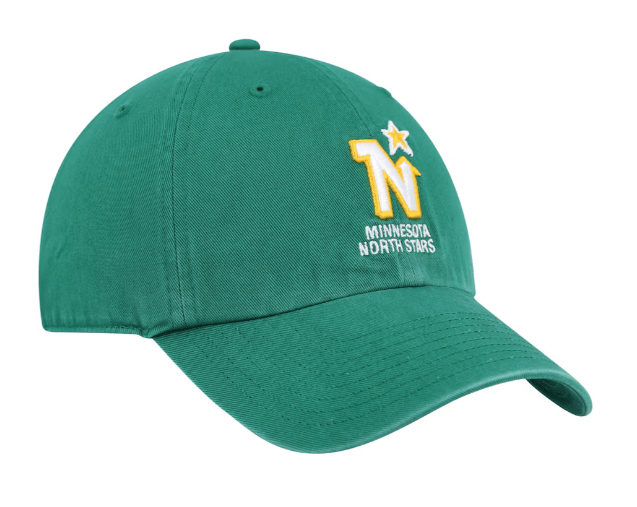 Adult Minnesota North Stars '47 Brand Green Clean Up Adjustable Hat - Men's