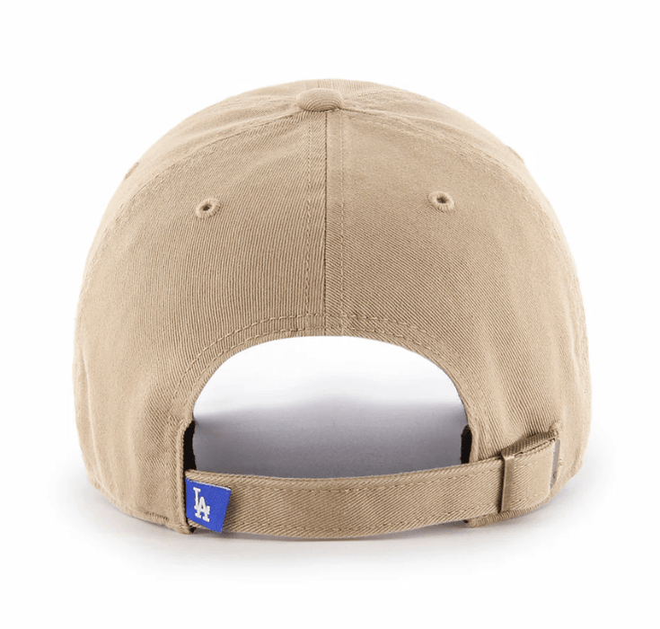 Adult Los Angeles Dodgers '47 Brand Khaki/White Clean Up Adjustable Hat - Men's