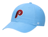 Adult Philadelphia Phillies '47 Brand Light Blue Clean Up Adjustable Hat - Men's