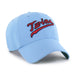 47 Brand Adjustable Hat Adjustable / Light Blue Minnesota Twins Cooperstown '47 Brand Baby Blue Golden Age Pique Script Adjustable Hat - Men's