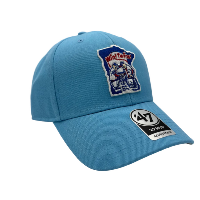 47 Brand Adjustable Hat Adjustable / Lt Blue Minnesota Twins '47 Brand Light Blue Team Logo MVP Adjustable Hat - Men's