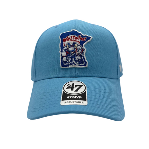 47 Brand Adjustable Hat Adjustable / Lt Blue Minnesota Twins '47 Brand Light Blue Team Logo MVP Adjustable Hat - Men's