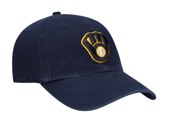 47 Brand Adjustable Hat Adjustable / Navy Milwaukee Brewers '47 Brand Navy Clean Up Adjustable Hat