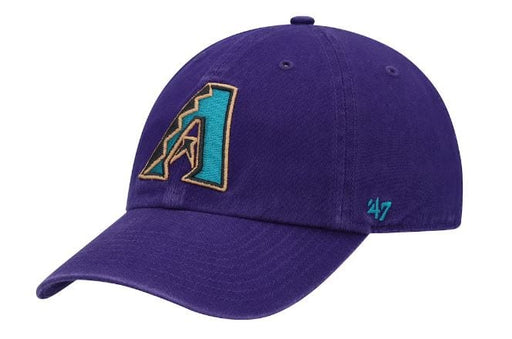 47 Brand Adjustable Hat Adjustable / Purple Arizona Diamondbacks '47 Brand Cooperstown Purple Clean Up Adjustable Hat
