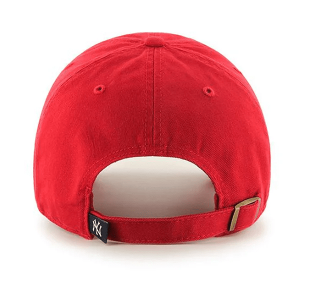 Adult New York Yankees '47 Brand Red/White Clean Up Adjustable Hat - Men's