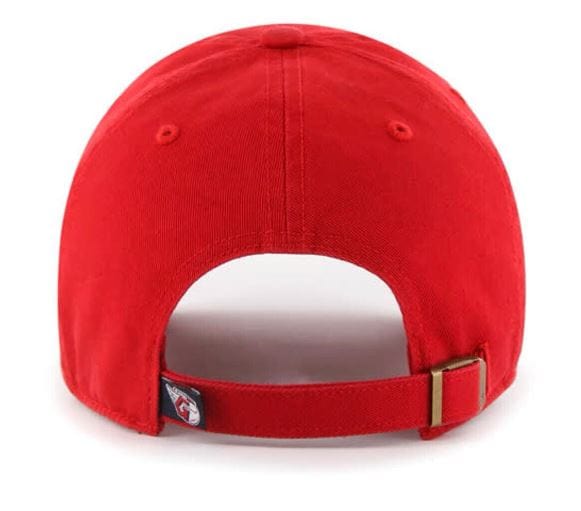 47 Brand Adjustable Hat Adjustable / Red Cleveland Guardians '47 Brand Red Clean Up Adjustable Hat