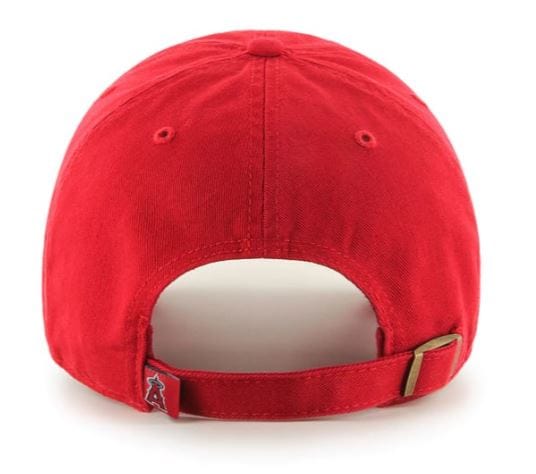 47 Brand Adjustable Hat Adjustable / Red Los Angeles Angels '47 Brand Red Clean Up Adjustable Hat