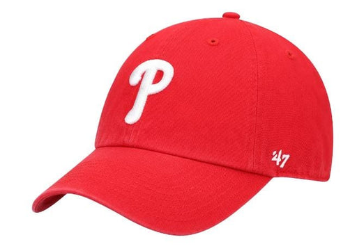 47 Brand Adjustable Hat Adjustable / Red Philadelphia Phillies '47 Brand Red Clean Up Adjustable Hat