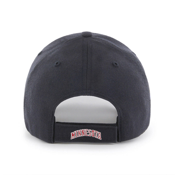 47 Brand Adjustable Hat Minnesota Twins Cooperstown '47 Brand Navy MVP Classic M Logo Adjustable Hat - Men'ss