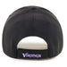 Adult Minnesota Vikings '47 Brand Black MVP Adjustable Hat - Men's