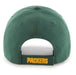 47 Brand Adjustable Hat OSFM / Green Adult Green Bay Packers '47 Brand Green MVP Adjustable Hat - Men's