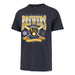 47 Brand Apparel MLB Adult Milwaukee Brewers '47 Navy Chrometown Cross Bats Franklin T-Shirt - Men's