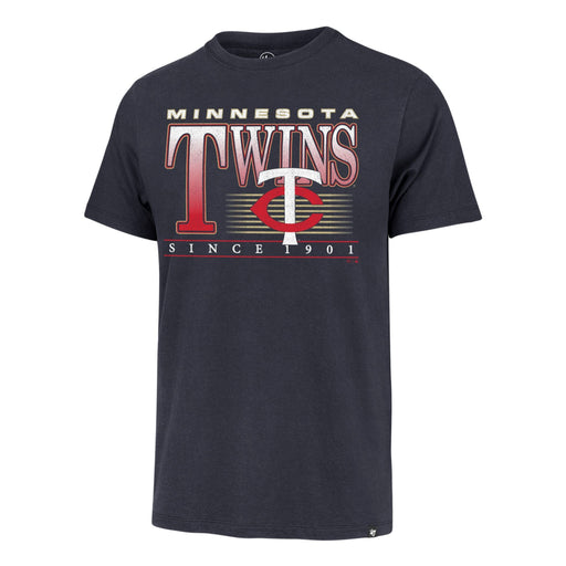 47 Brand Apparel MLB Adult Minnesota Twins '47 Navy Wynwood Franklin T-Shirt - Men's
