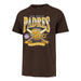 47 Brand Apparel MLB Adult San Diego Padres '47 Navy Chrometown Cross Bats Franklin T-Shirt - Men's