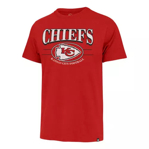 47 Brand, LLC Apparel NFL KANSAS CITY CHIEFS RACER RED DELUXIA FRANKLIN MENS TEE