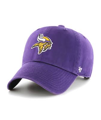 47 Brand, LLC Hats NFL ADJ 47 BRAND CLEAN UP ADJ CAP - VIKINGSP