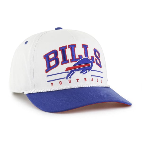 47 Brand, LLC Hats NFL ADJ Adult Buffalo Bills '47 White/Blue Roscoe 2 Tone Hitch Adjustable Snapback Hat - Men's