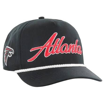 47 Brand, LLC Hats NFL ADJ Atlanta Falcons Black Overhand 47 Hitch