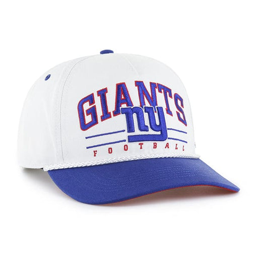 47 Brand, LLC Hats NFL ADJ / White/ Blue Adult New York Giants '47 White/Blue Roscoe 2 Tone Hitch Adjustable Snapback Hat - Men's