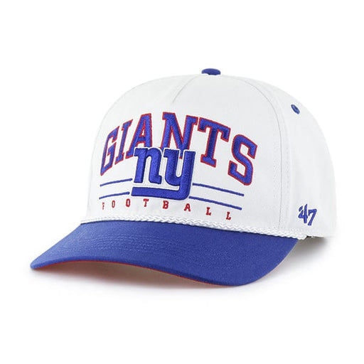 47 Brand, LLC Hats NFL ADJ / White/ Blue Adult New York Giants '47 White/Blue Roscoe 2 Tone Hitch Adjustable Snapback Hat - Men's