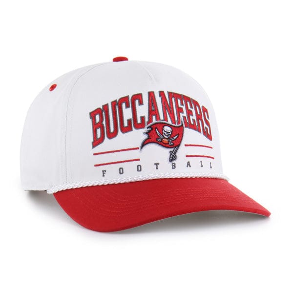 47 Brand, LLC Hats NFL ADJ / White/ Red Adult Tampa Bay Buccaneers '47 White/Red Roscoe 2 Tone Hitch Adjustable Snapback Hat - Men's