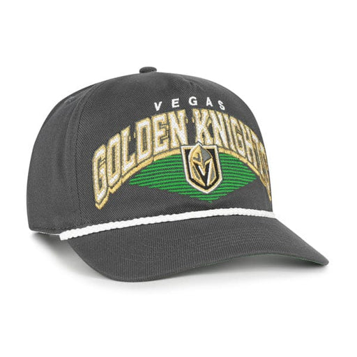47 Brand, LLC Hats NHL SNAP / Gray Adult Vegas Golden Knights '47 Brand Charcoal Pomona Rope Hitch Adjustable Snapback Hat - Men's
