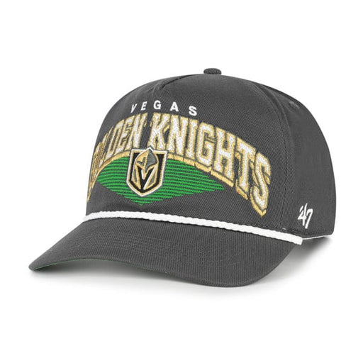 47 Brand, LLC Hats NHL SNAP / Gray Adult Vegas Golden Knights '47 Brand Charcoal Pomona Rope Hitch Adjustable Snapback Hat - Men's
